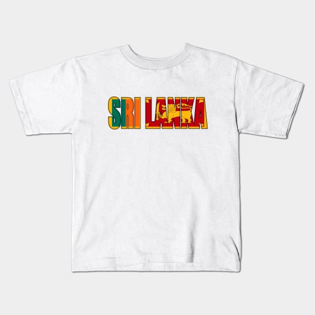 Sri Lanka Kids T-Shirt by SeattleDesignCompany